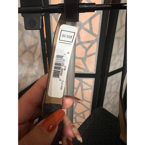 Michael Kors Belt Bag S/M NWT black and gray MK signature logo - Picture 3 of 6